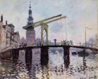 Monet, Claude Oscar - The Bridge, Amsterdam